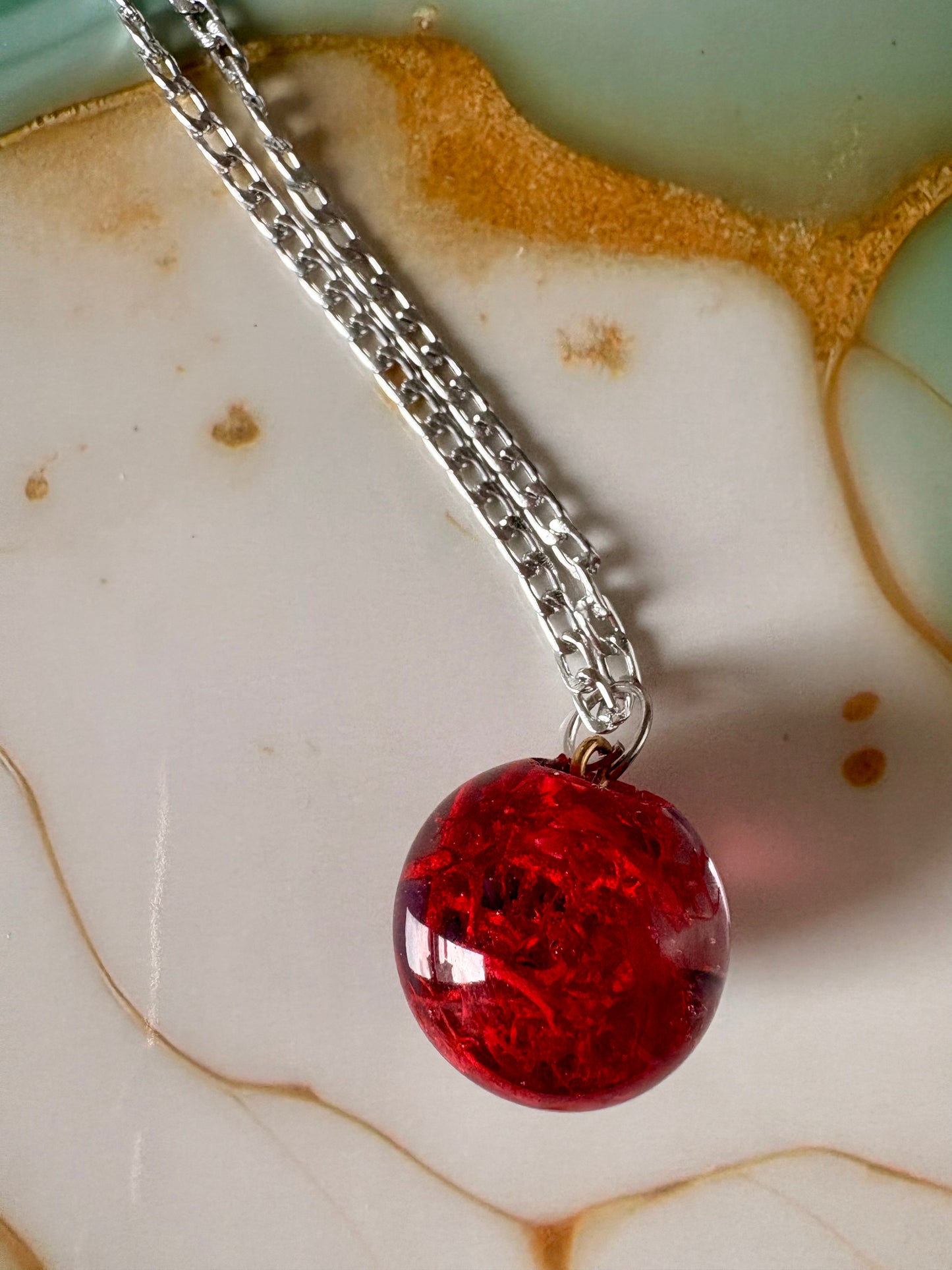 Coral Necklace - Amethyst