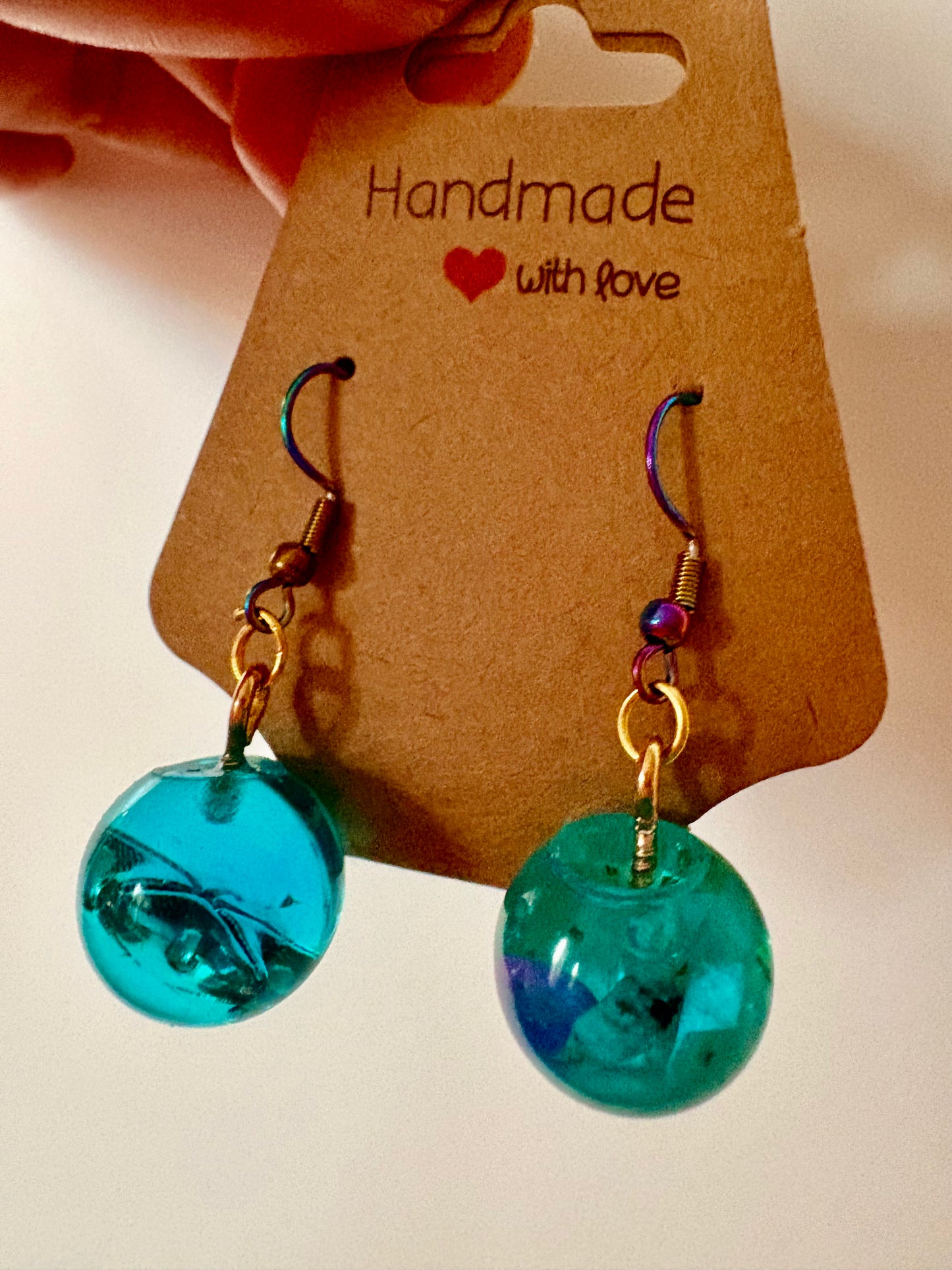 Earrings - Blue Aqua