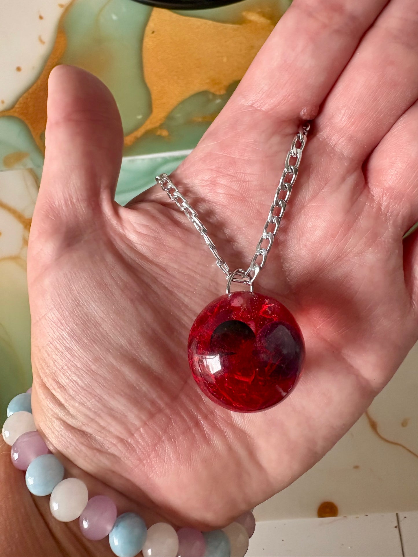 Coral Necklace - Amethyst