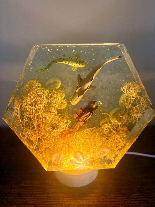 Ocean Lamp - Hexagon